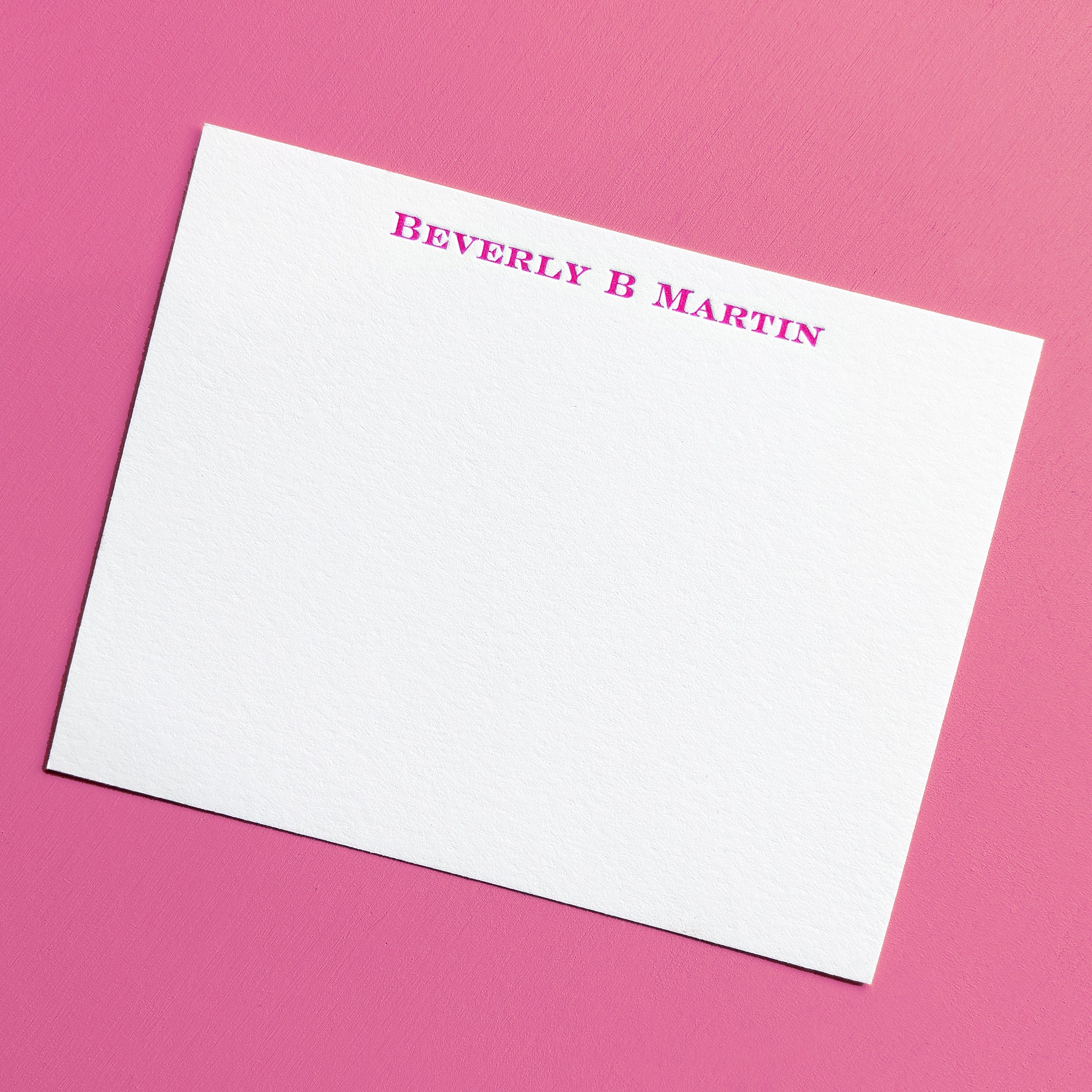 CONGRESS LETTERPRESS STATIONERY