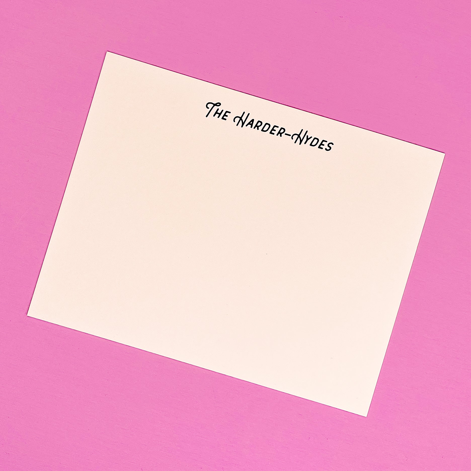 FRANKIE LETTERPRESS STATIONERY