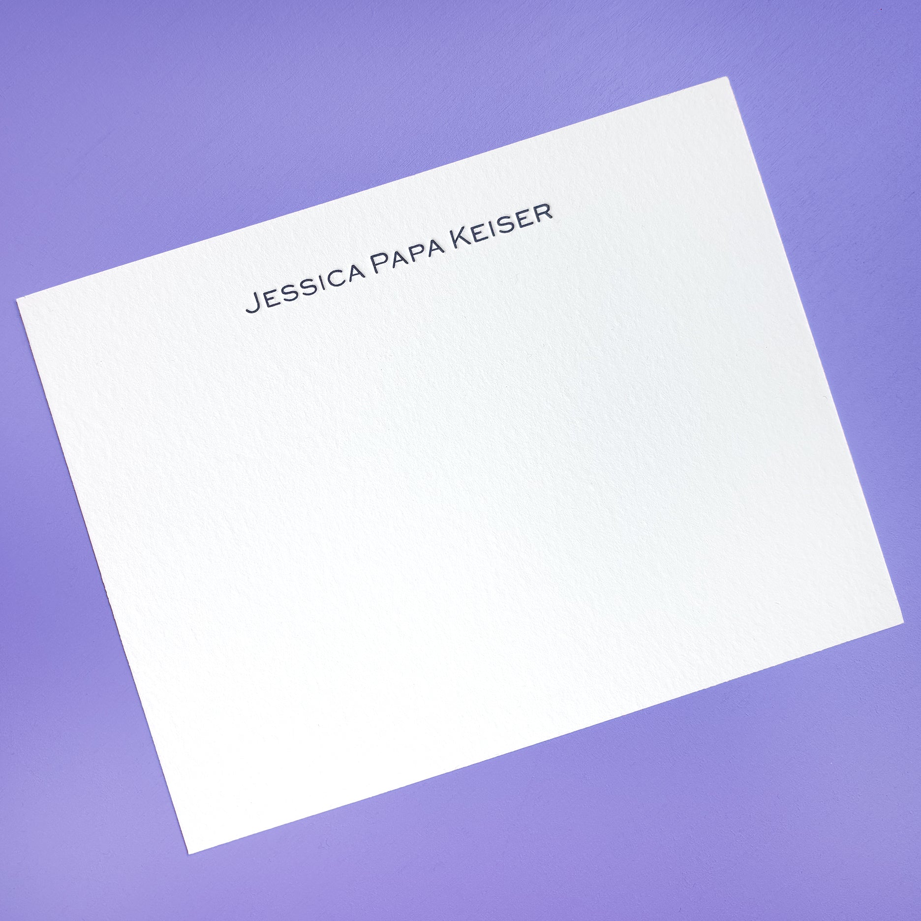 WAVERLY LETTERPRESS STATIONERY
