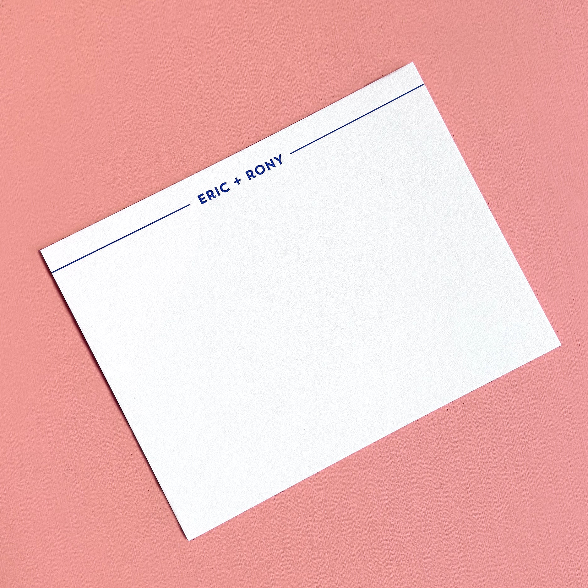 WOOSTER LETTERPRESS STATIONERY