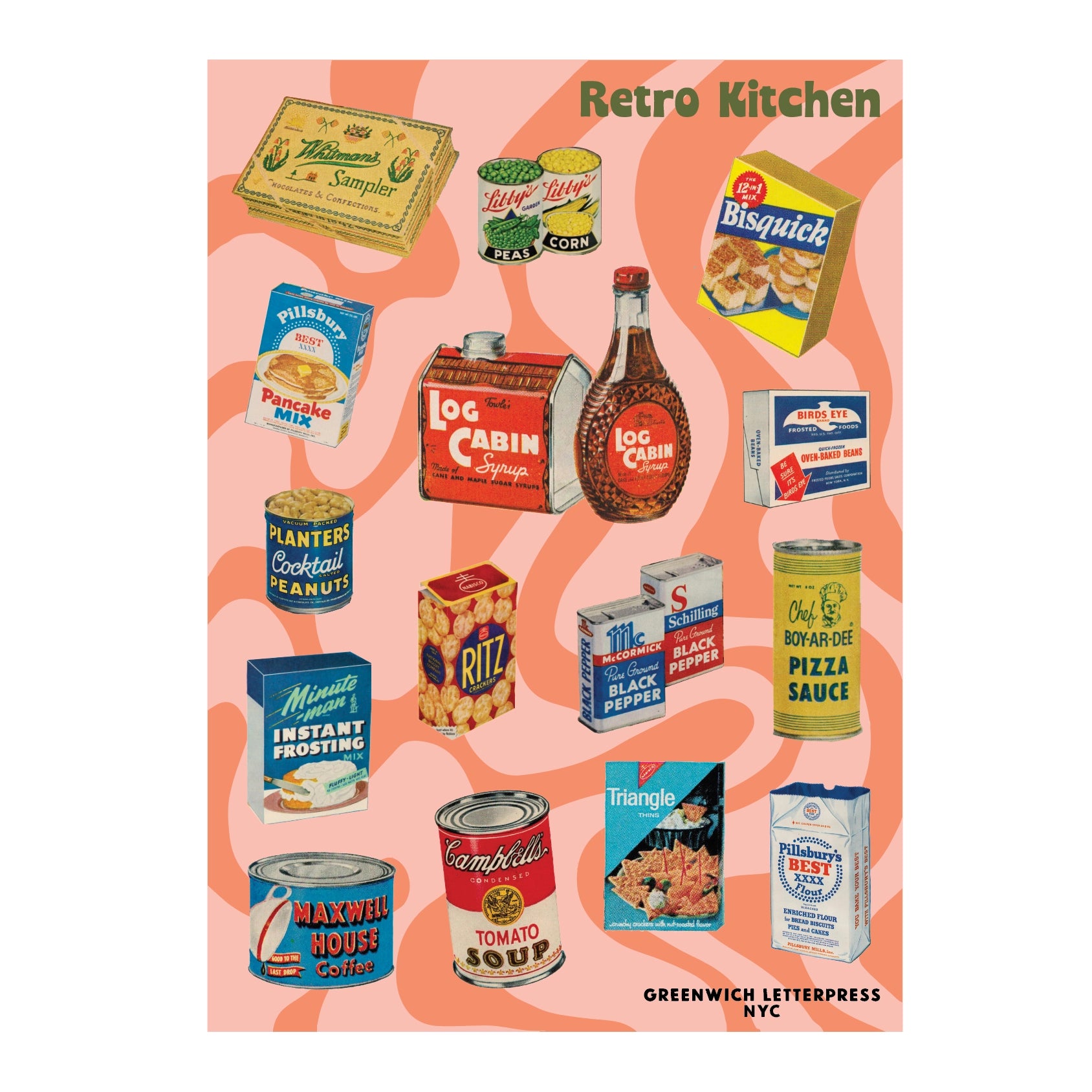 Retro Kitchen Sticker Sheet