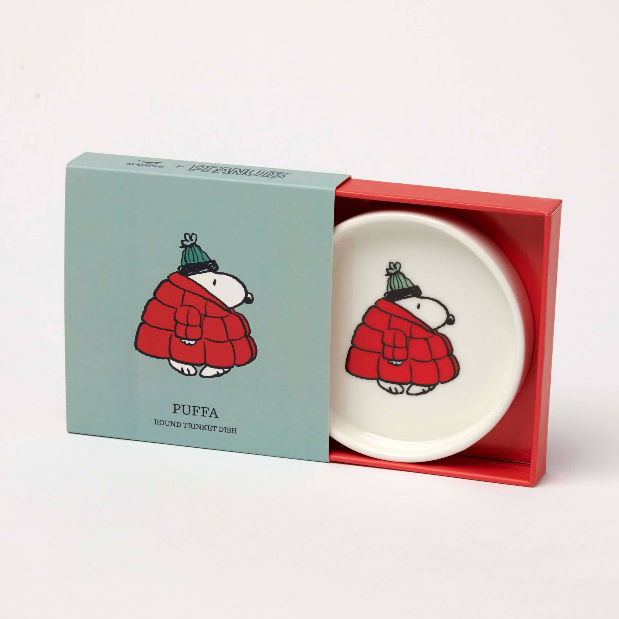 PUFFA - PEANUTS SNOOPY ROUND TRINKET DISH