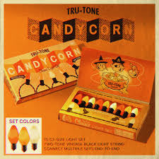 Candy Corn Vintage Style Halloween C7 LED 10-Light Sets