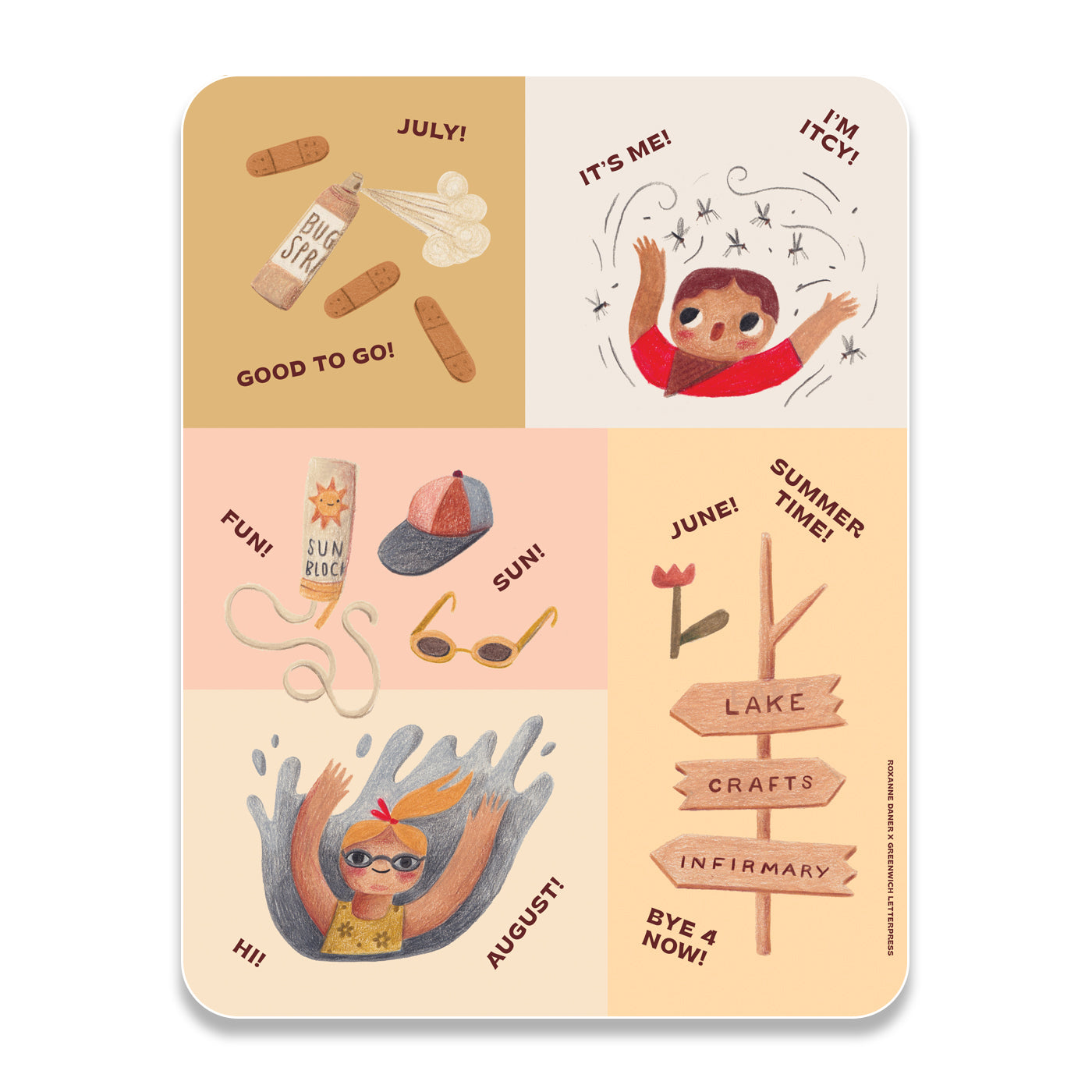 CAMP STATIONERY KIT X ROXANNE DANER