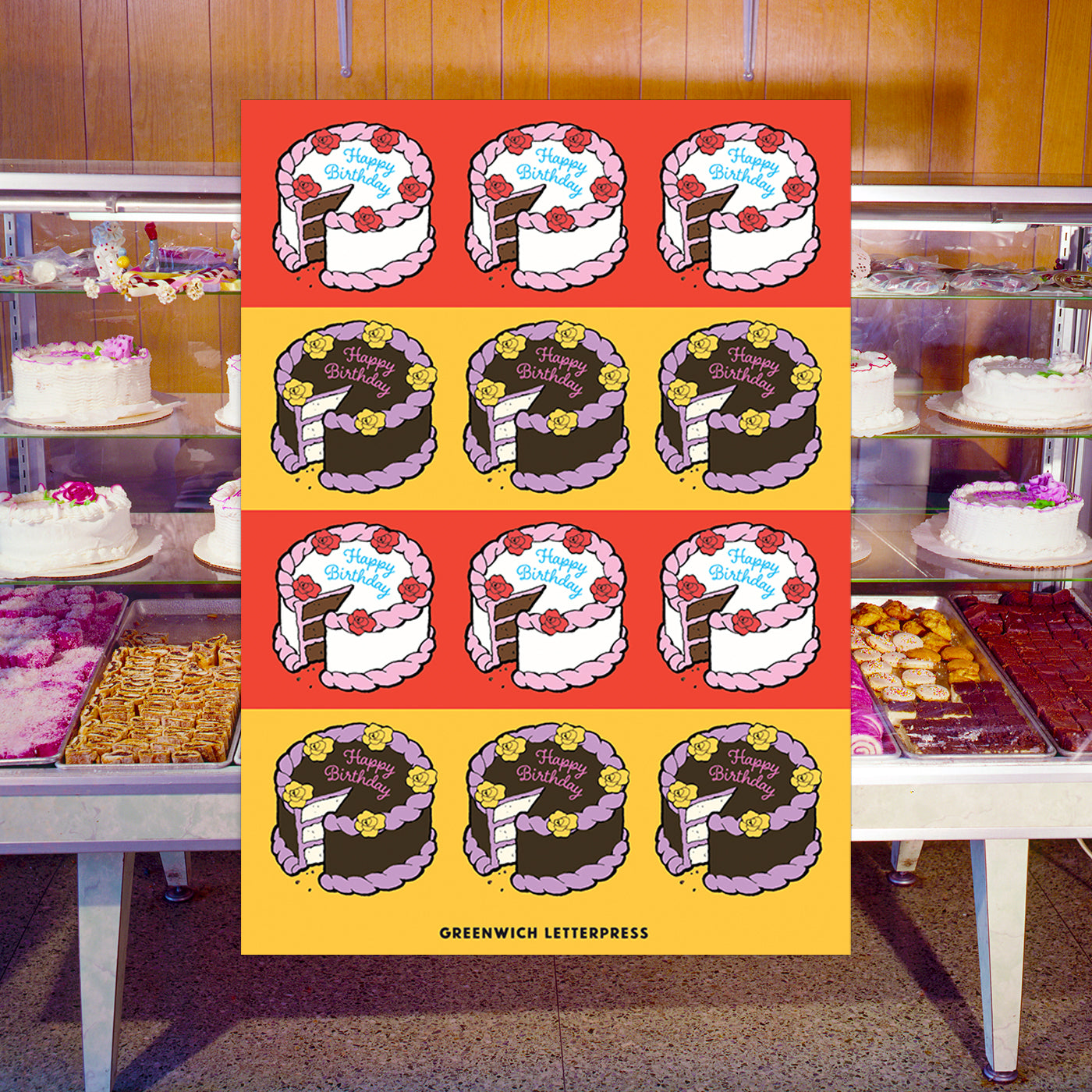 Birthday Cake Sticker Sheet
