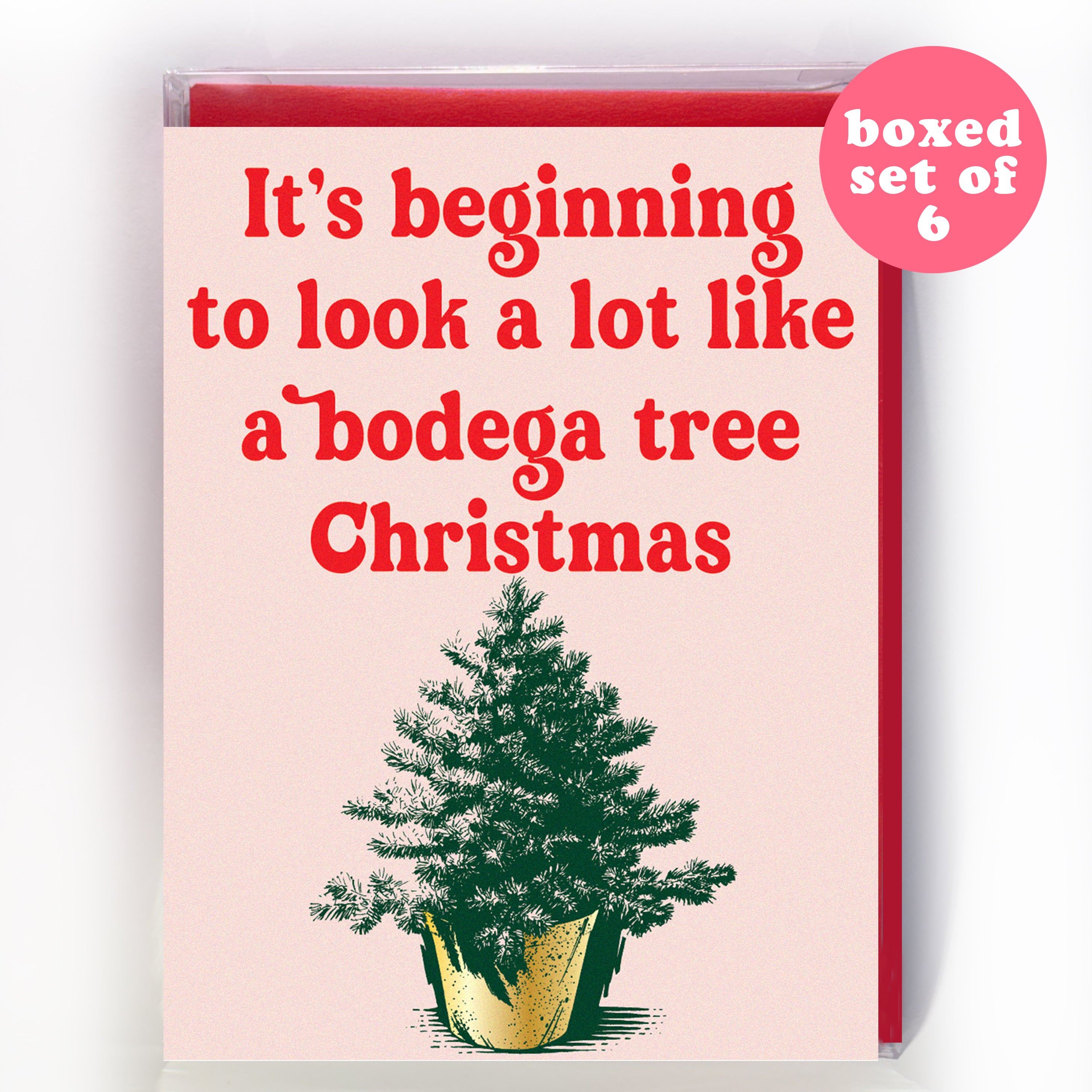 Bodega Tree Xmas – NYC Holiday (Boxed Set of 6)