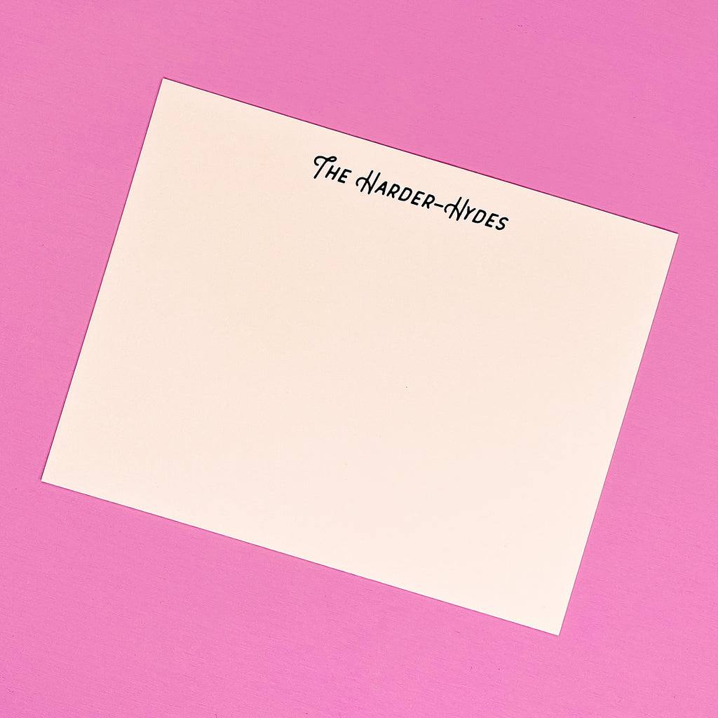FRANKIE LETTERPRESS STATIONERY