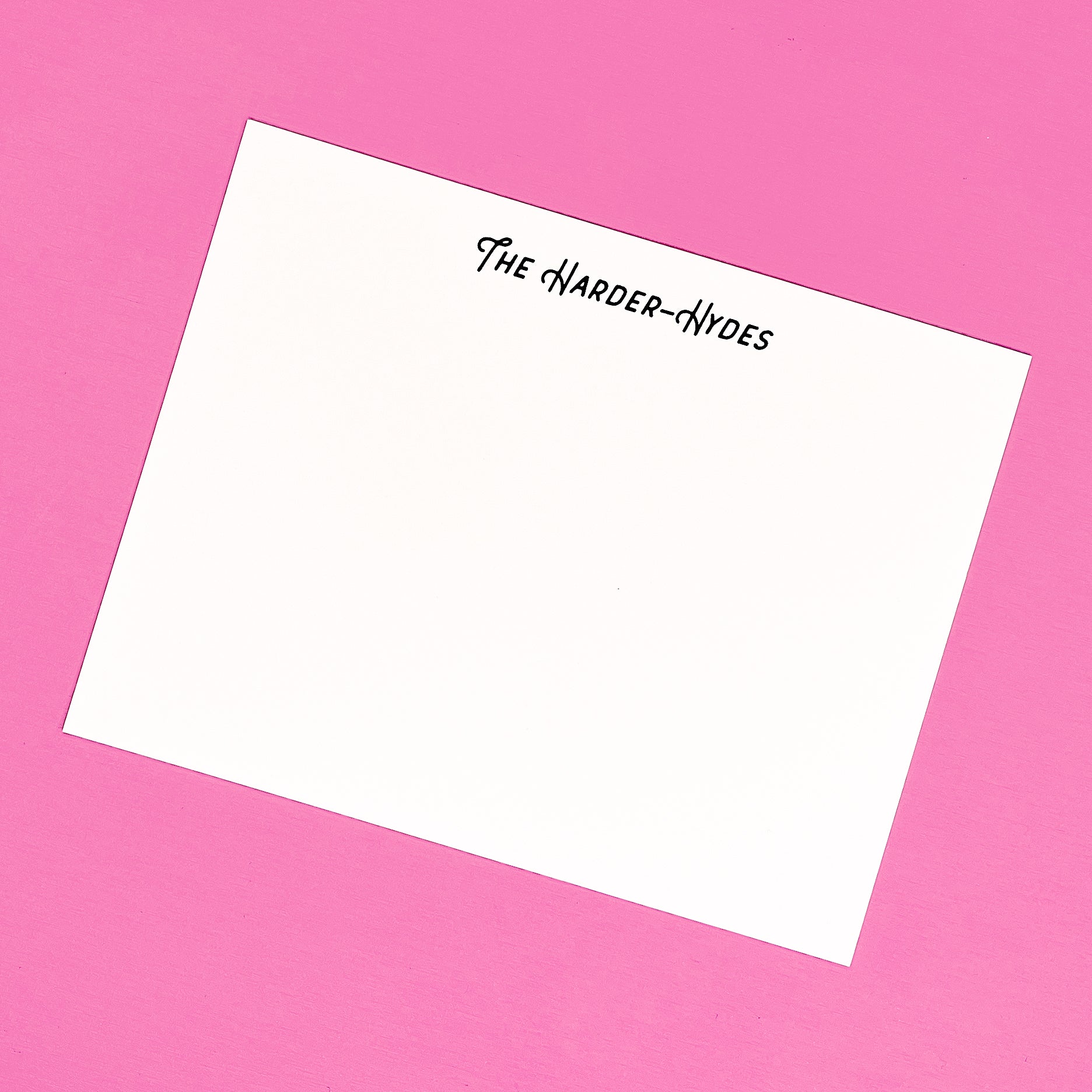 FRANKIE LETTERPRESS STATIONERY