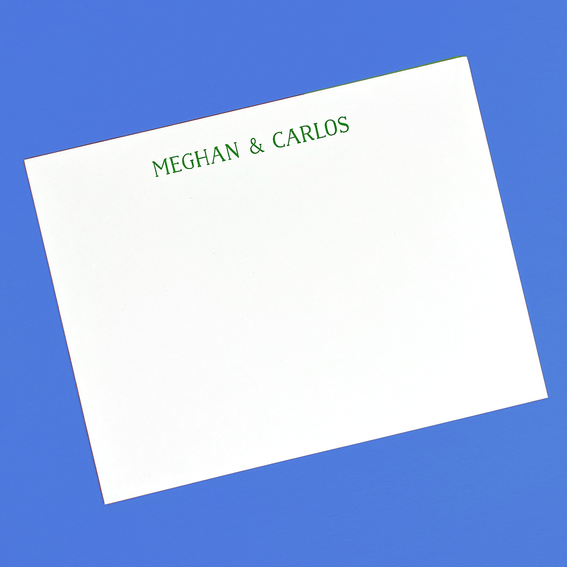 GOLDEN AGE LETTERPRESS STATIONERY