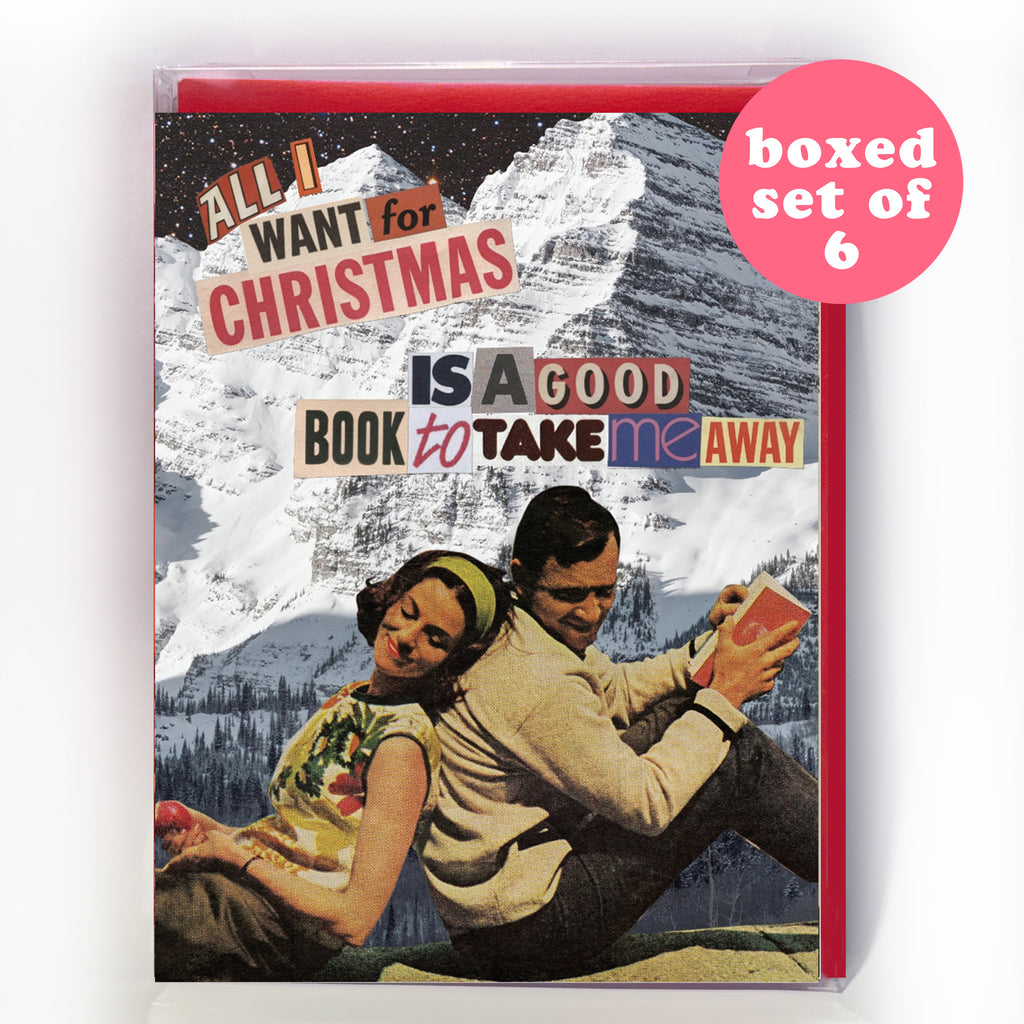 A Good Book Christmas – Holiday Card Box (Boxed set of 6)