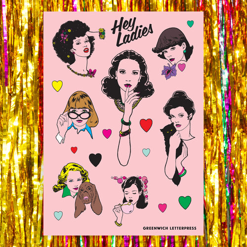 80's Ladies Sticker Sheet