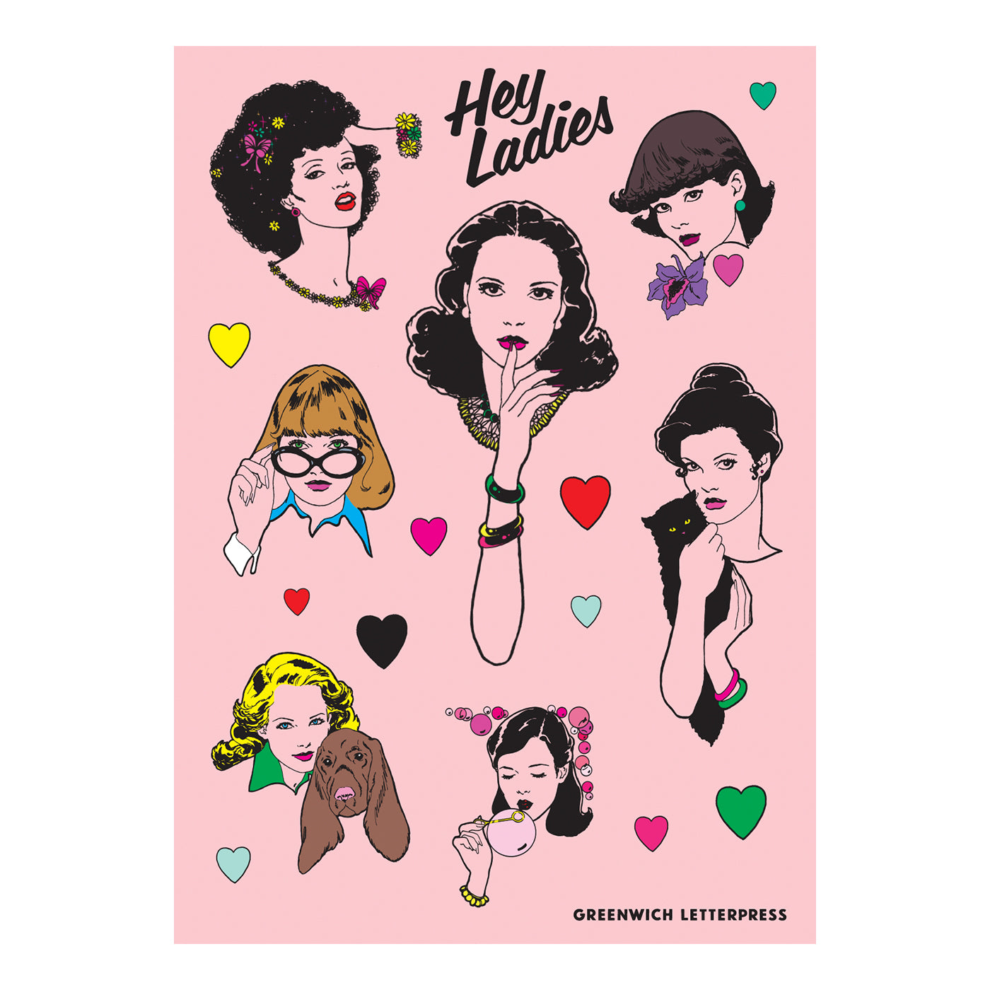 80's Ladies Sticker Sheet