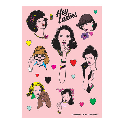 80's Ladies Sticker Sheet