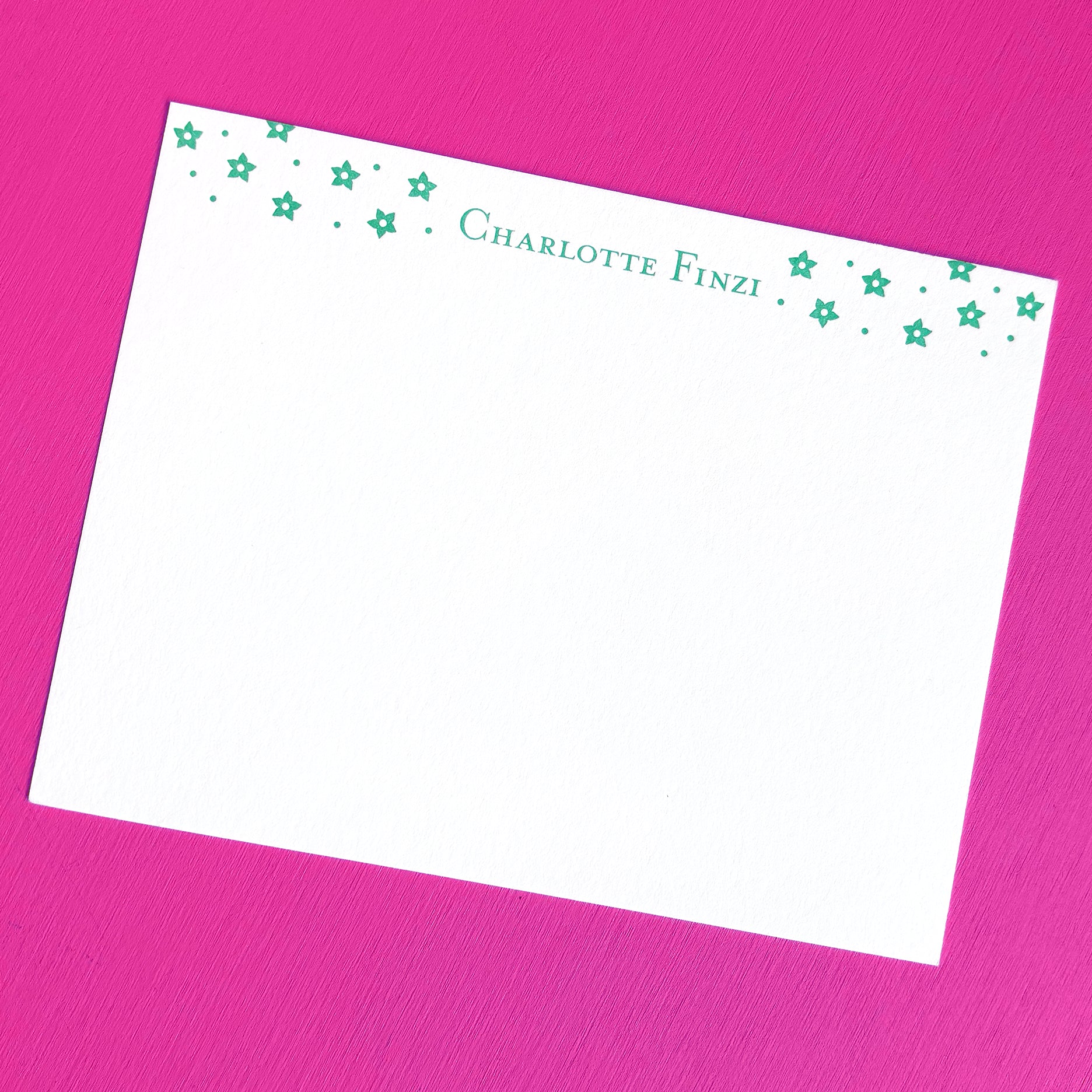 LITTLE STARS LETTERPRESS STATIONERY