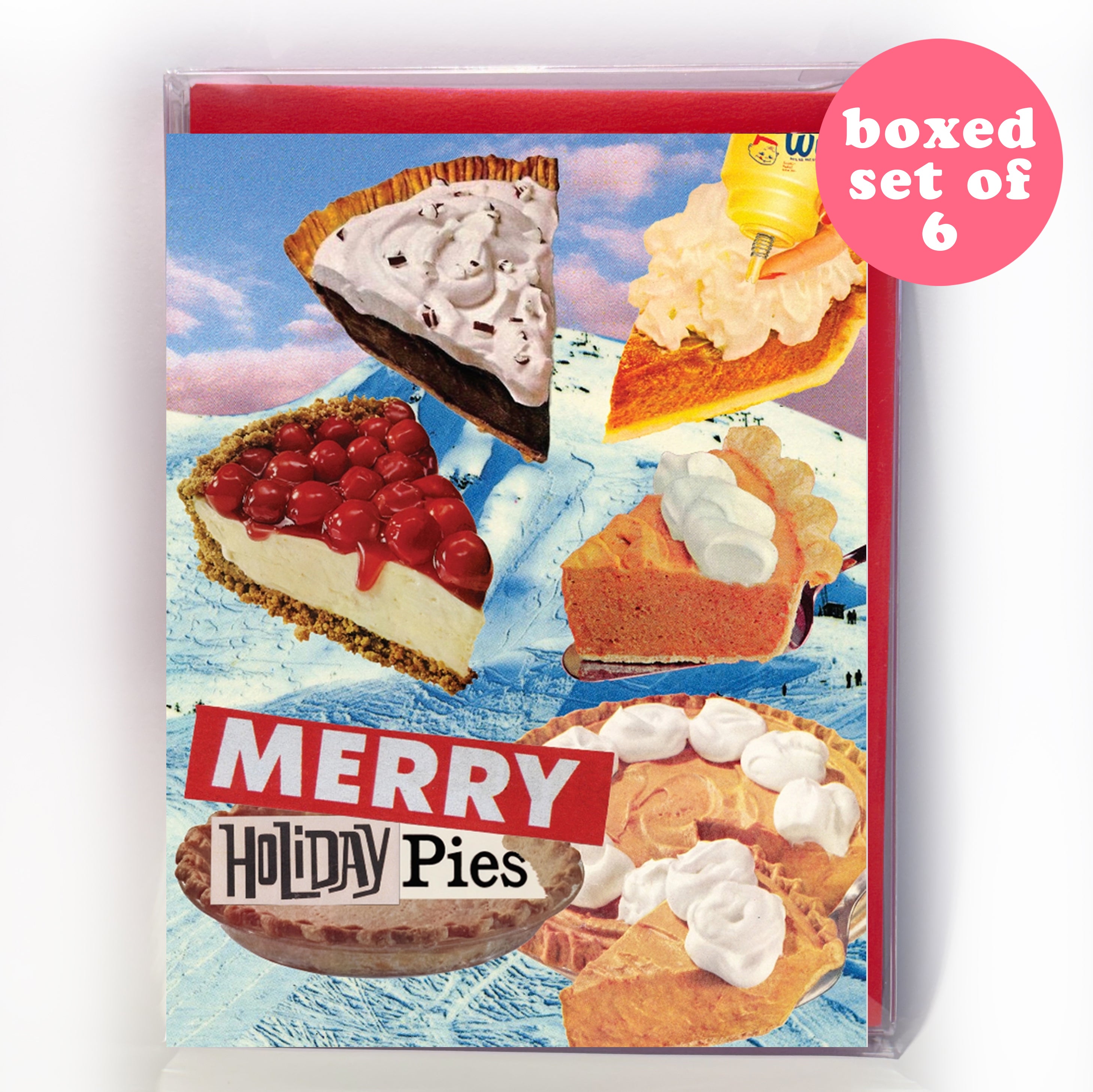 Merry Holiday Pies – Holiday Card (Boxed Set of 6) 