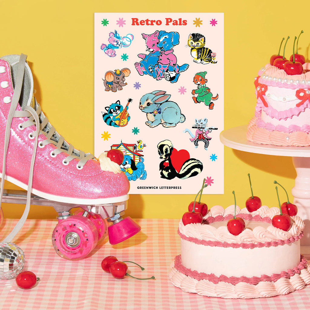 Retro Pals Sticker Sheet