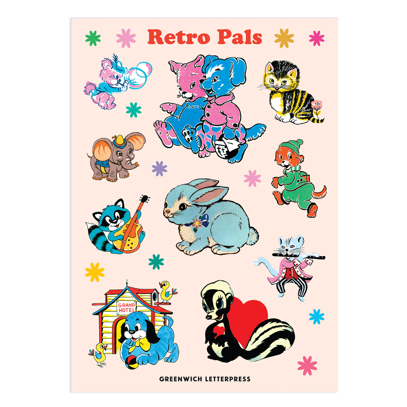 Retro Pals Sticker Sheet