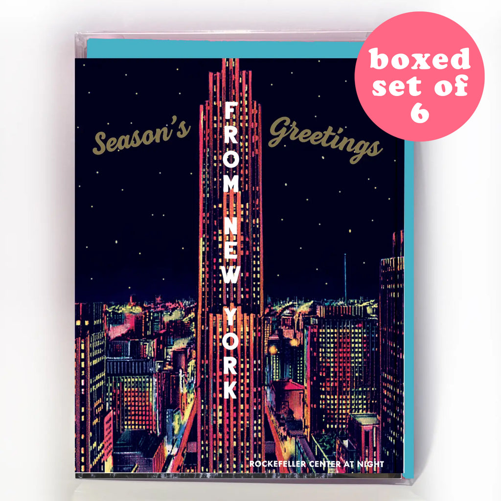 Rockefeller at Night – NYC Holiday (Boxed Set of 6) 