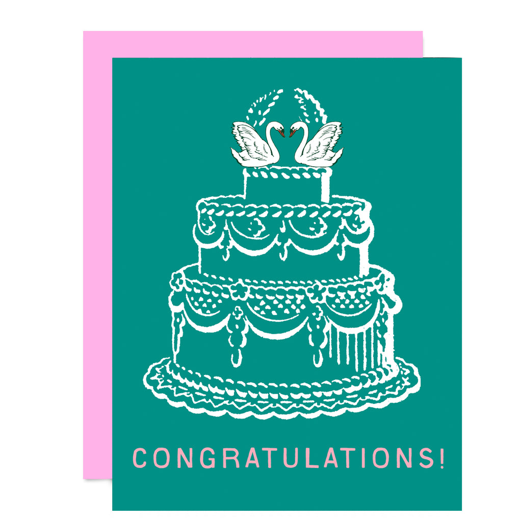 SWAN WEDDING CAKE
