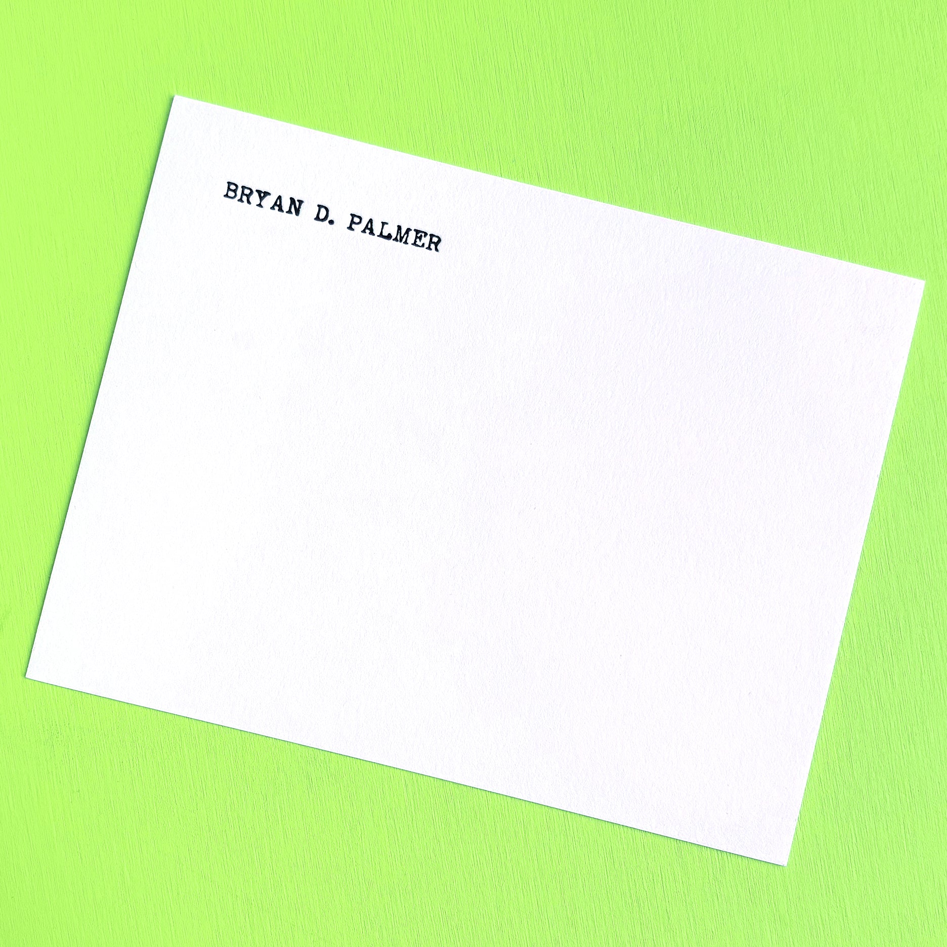 VINTAGE TYPEWRITER LETTERPRESS STATIONERY