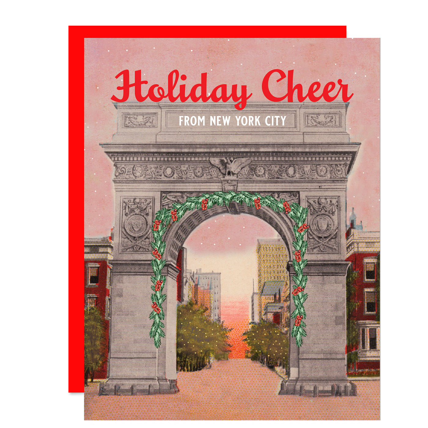 Washington Square Park - Holiday Card (Boxed Set of 6) 