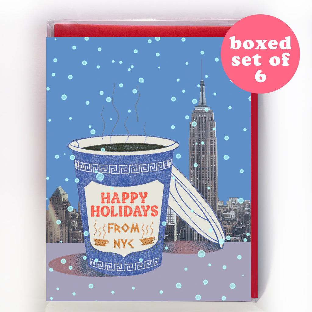 NY Coffee Cup Holiday – NYC Holiday (Boxed Set of 6) 
