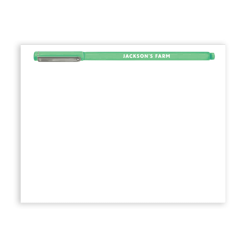 YOUR FAVORITE PEN PERSONALIZED STATIONERY