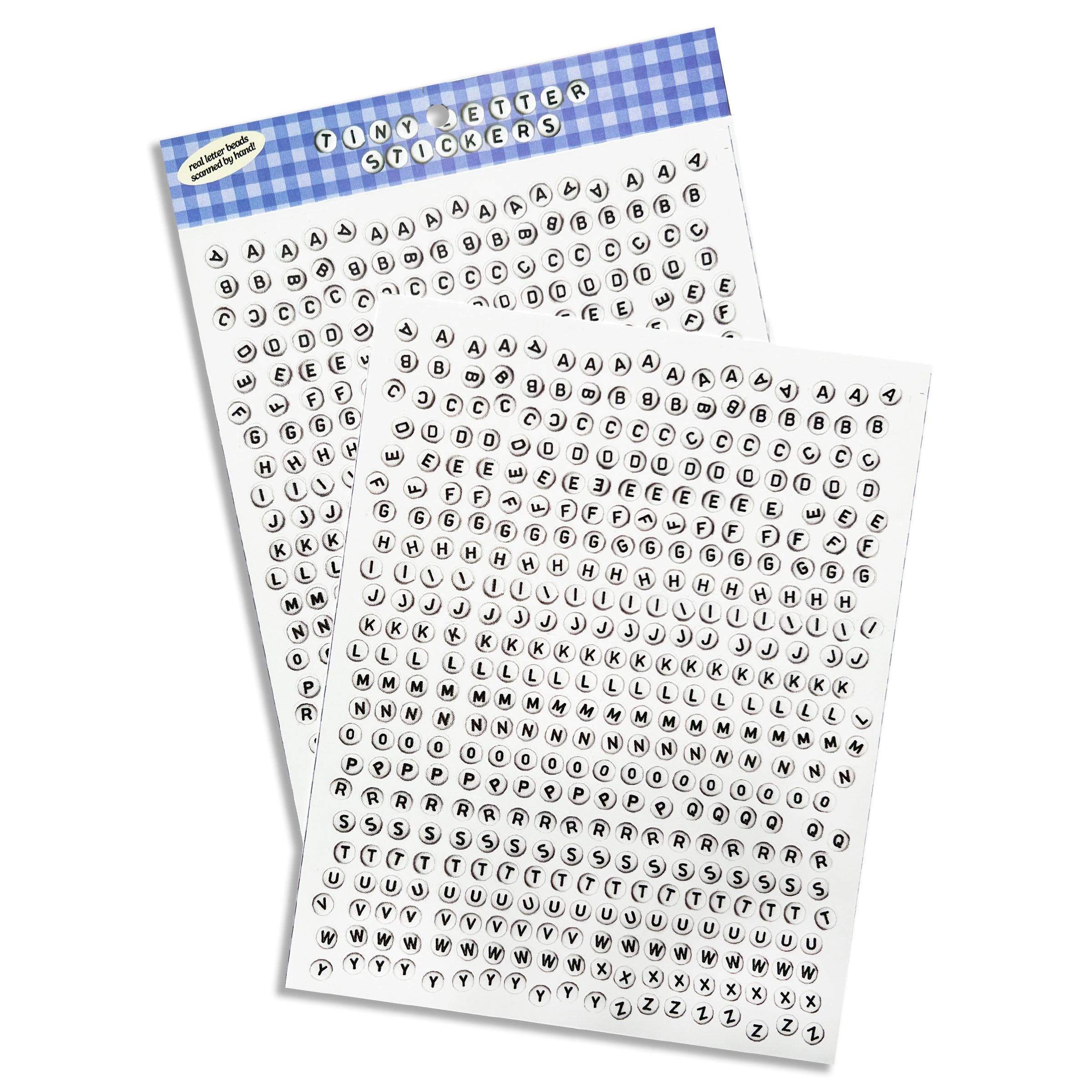 MARTINA'S TINY STORE BEAD LETTER STICKERS