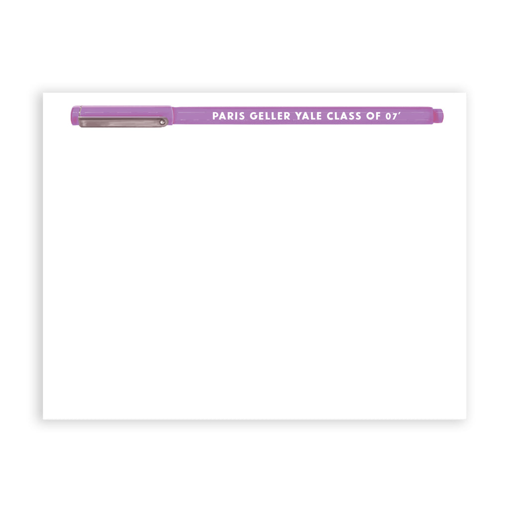 YOUR FAVORITE PEN PERSONALIZED STATIONERY
