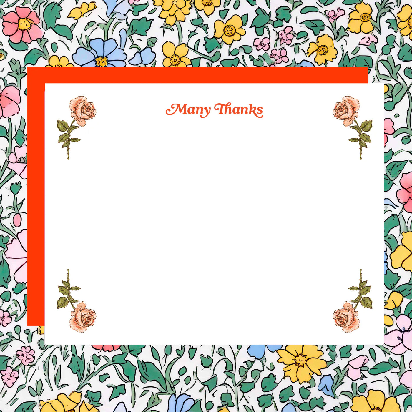 Many Thanks Roses (Set of 10)