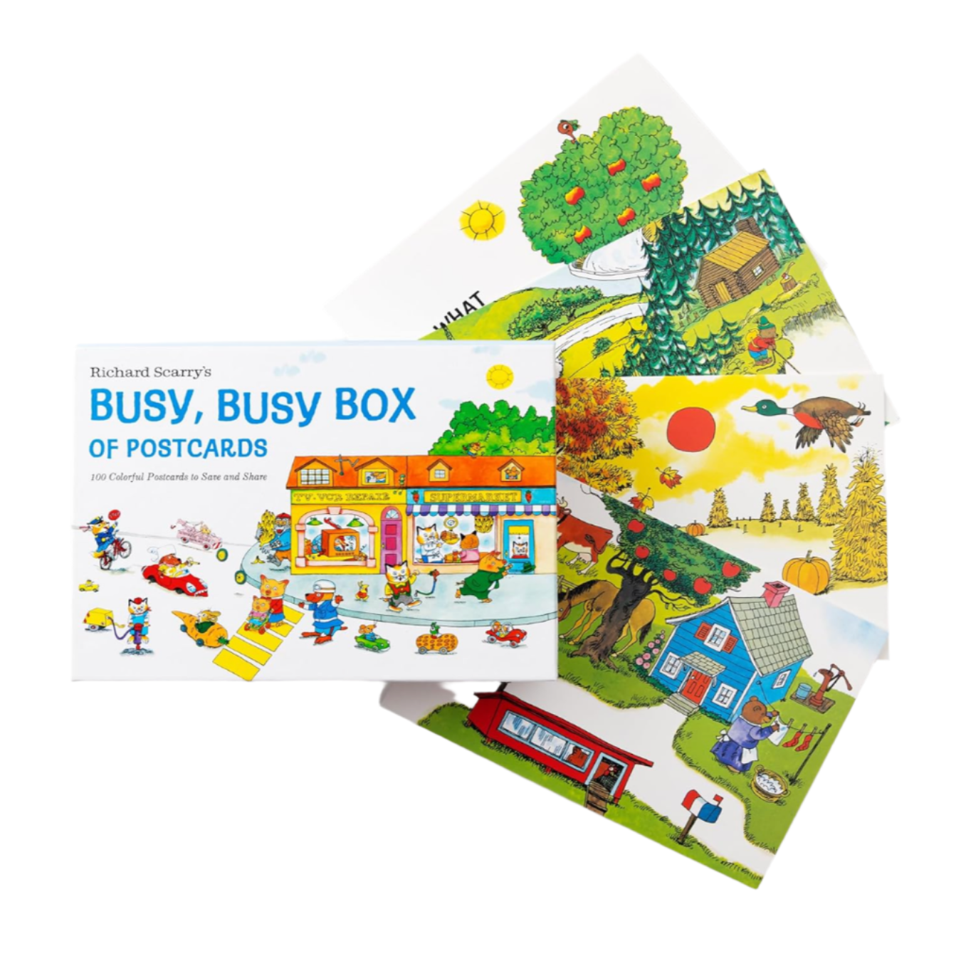 RICHARD SCARRY 100 POSTCARDS