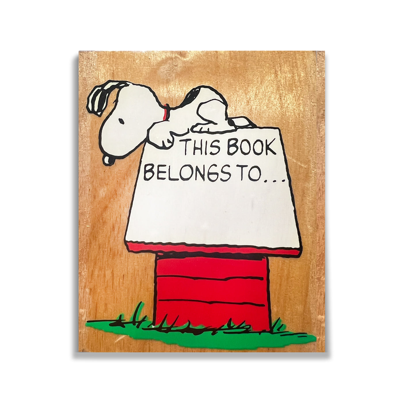 LARGE SNOOPY STAMPS-4 STYLES