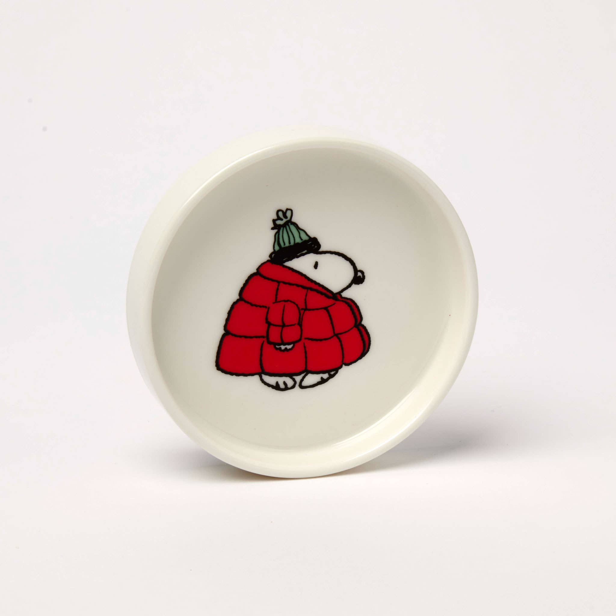 PUFFA - PEANUTS SNOOPY ROUND TRINKET DISH