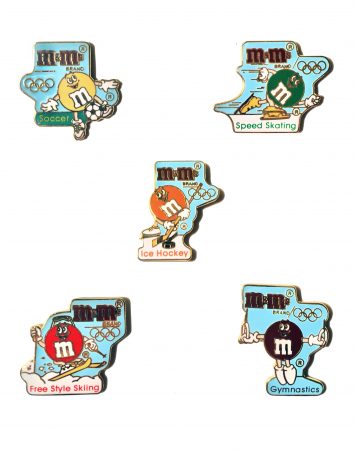 m&m's collector pins