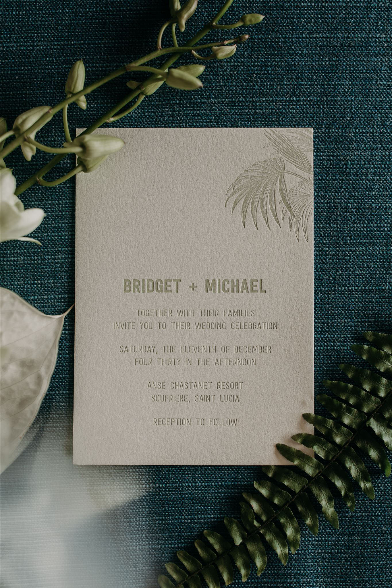 Bridget + Michael’s Saint Lucia Wedding